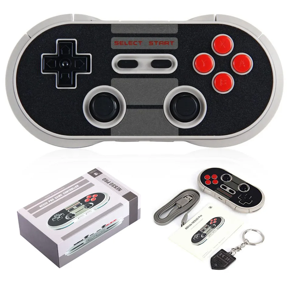 8bitdo NES30 Pro Беспроводной Bluetooth контроллер двойной классический джойстик для