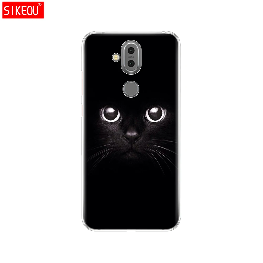 12058 Для Nokia 8,1 чехол для Nokia 7,1 plus чехол силиконовый чехол для Nokia 8,1/X7 чехол бампер coque etui мультфильм - Цвет: 12058