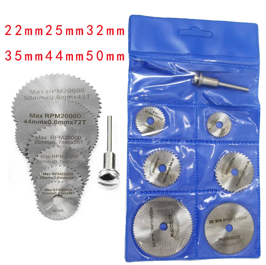 6 шт. высокоскоростная стальная круговая вращающаяся лопатка колеса диски