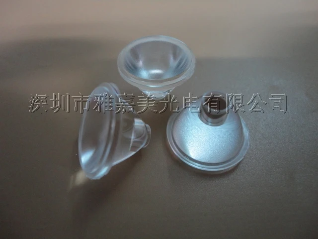 Пластиковая линза светодиодная CREE диаметр 20 мм матовая поверхность 15 градусов