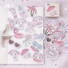 Милые кролики отпуск на море пуля журнал декоративные наклейки Скрапбукинг ярлыком канцелярские наклейки для дневника, альбома