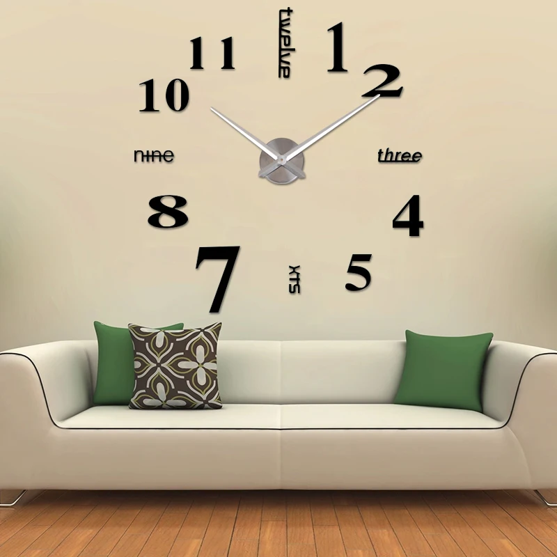 Saat 3D большие настенные часы Наклейка Reloj de Pared Duvar Saati современный дизайн Wandklok часы Светящиеся Настенные часы Klock цифровые