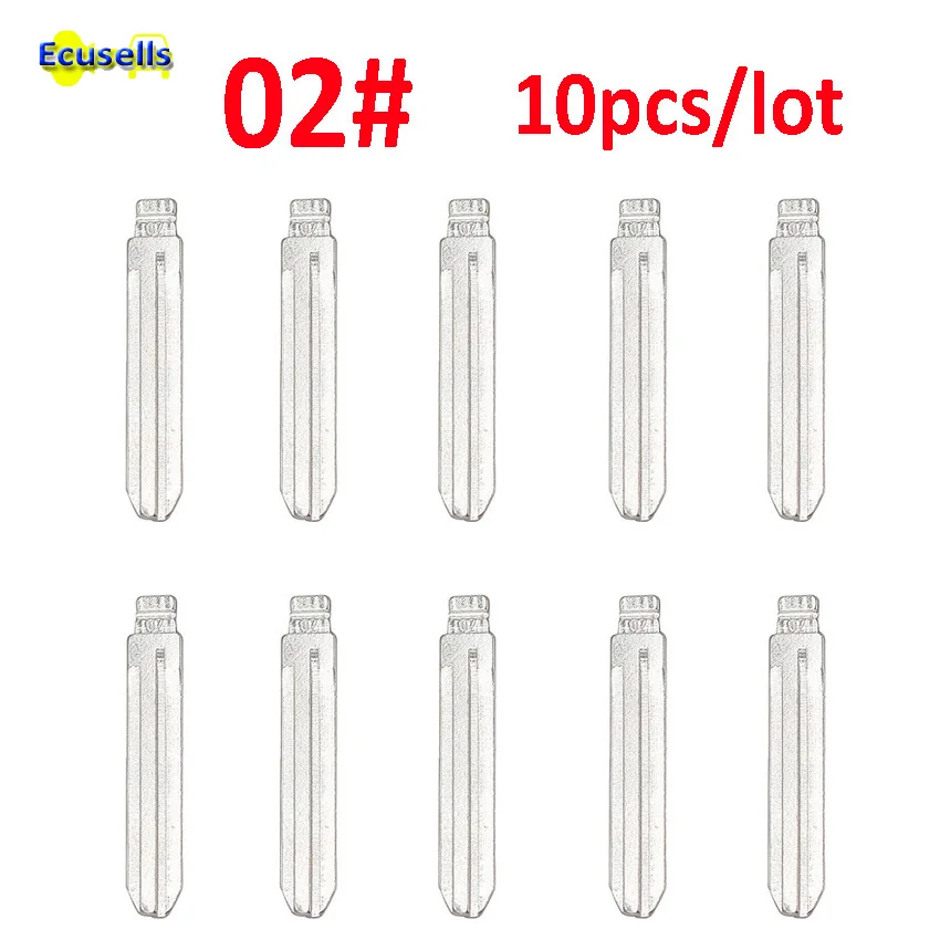 10 шт./лот Универсальные пульты 02 пустой ключ TOY43 # для Crown Camry Corolla Reiz Highlander Vios|blade