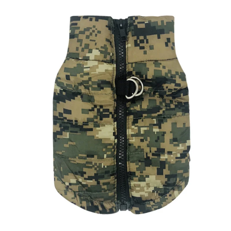 Digital Camo Водонепроницаемый собак Coat Зима Щенок Одежда с камуфляжным принтом Маленькая Собака Куртка Чихуахуа Йорки Костюмы - Цвет: Digital Camo