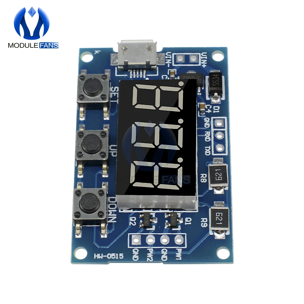 2 канальный двухсторонний Независимый цифровой светодиодный модуль 5 30 в/Micro Usb