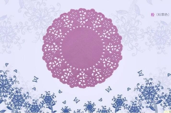 4.5&quot Mixed Colors Lace Paper Doilies/Placemats for Wedding Party Decoration Supplies Scrapbooking Stamp Crafts | Дом и сад