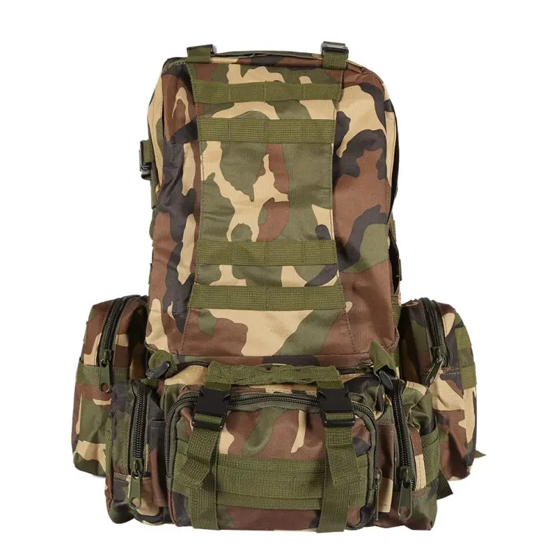 CL Открытый Водонепроницаемый Рюкзак Molle 600D нейлоновый штурмовой армейский Военный Тактический Рюкзак Дорожные походные сумки для выживания 50L - Цвет: CL