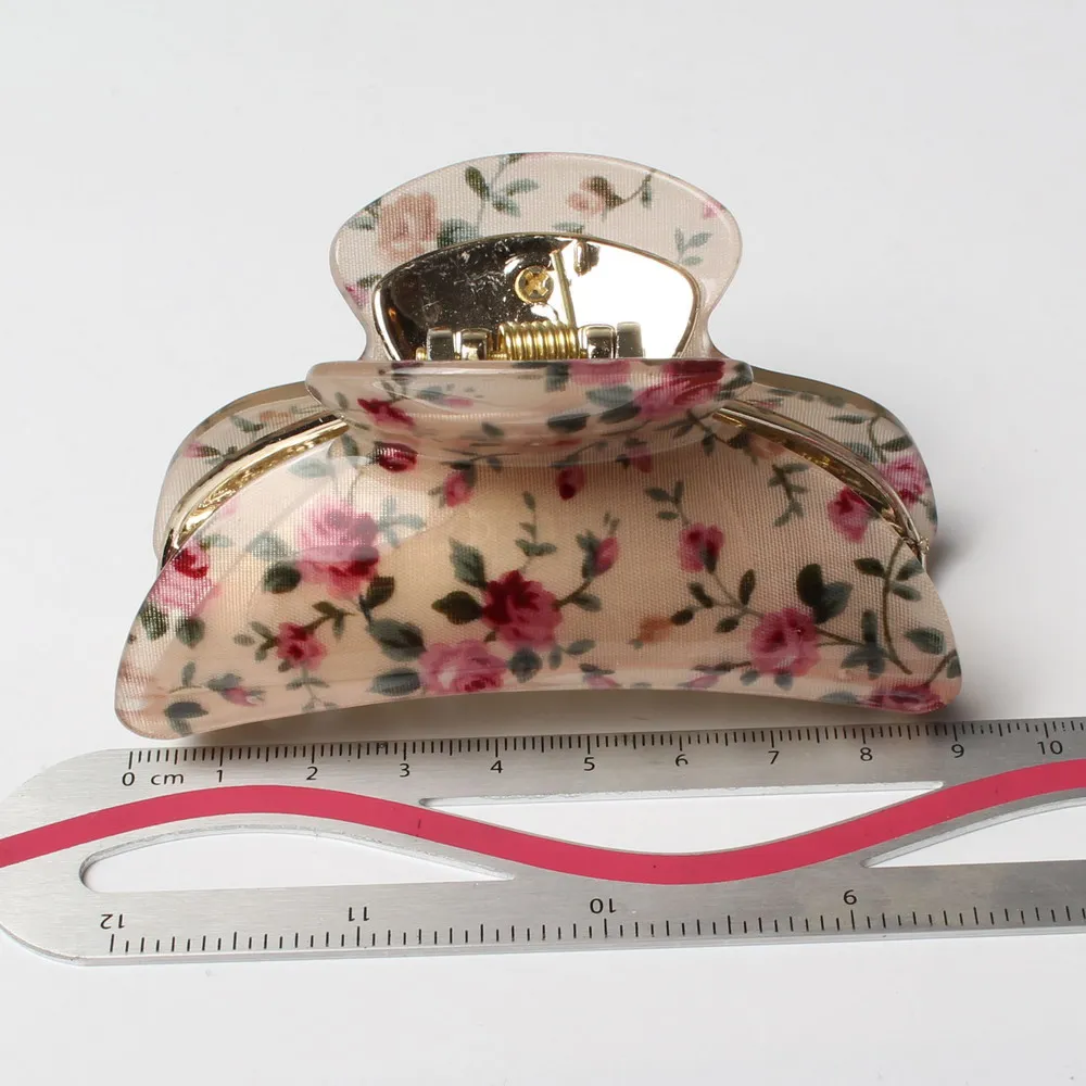 Блестящая заколка для волос большого размера Высококачественная блестящая в