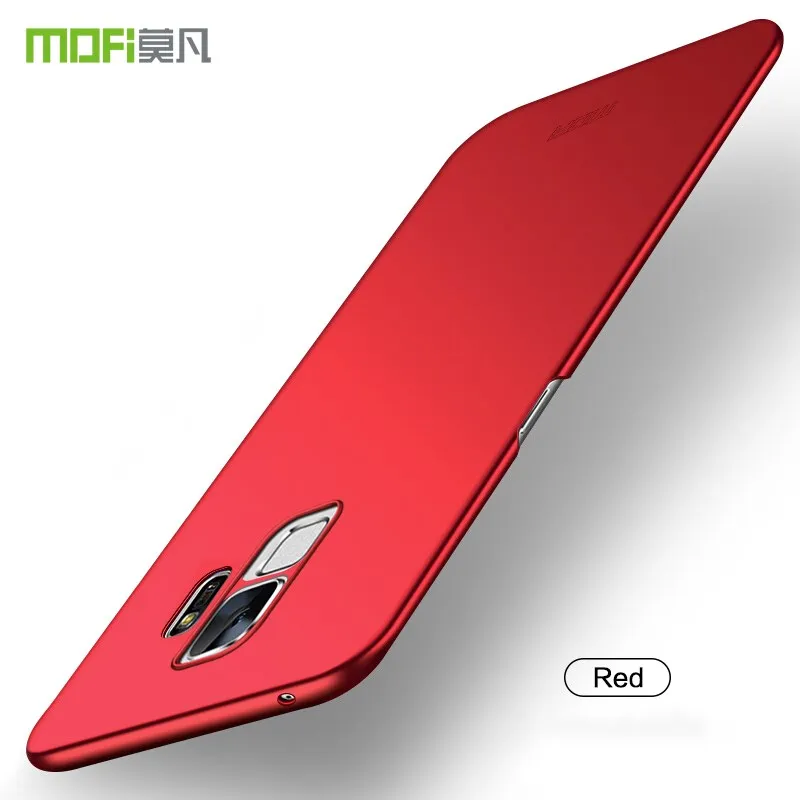 Red Чехол для samsung S9, чехол для samsung galaxy S9 plus, жесткий защитный черный чехол, чехол для galaxy s9+ 6,2" - Цвет: Red