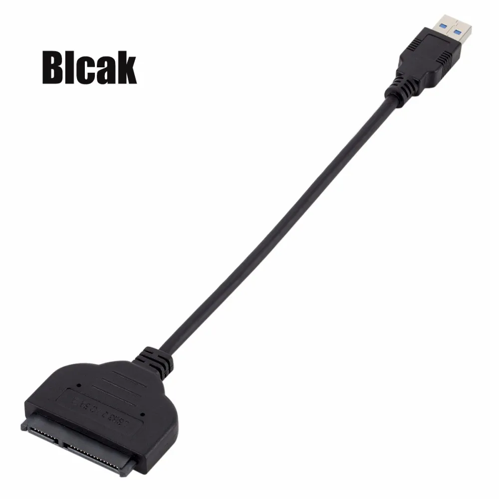 Горячая Распродажа 1 шт. адаптер USB 3 0 к Sata кабель-конвертер 22pin SataIII USB3.0 адаптеры