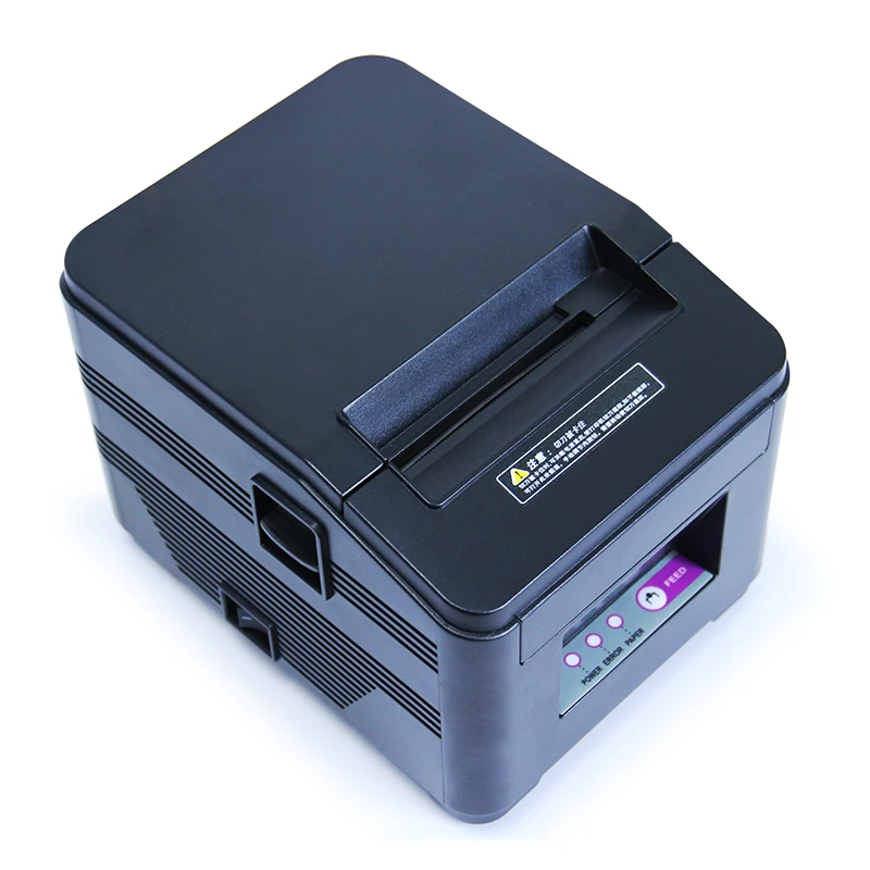80 мм авторезак термопринтер для чеков POS-принтер с usb + Серийный/Ethernet интерфейс |
