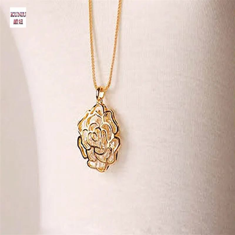 Длинная цепь леди кулоны для девочек Bone ожерелье ювелирные изделия женщин