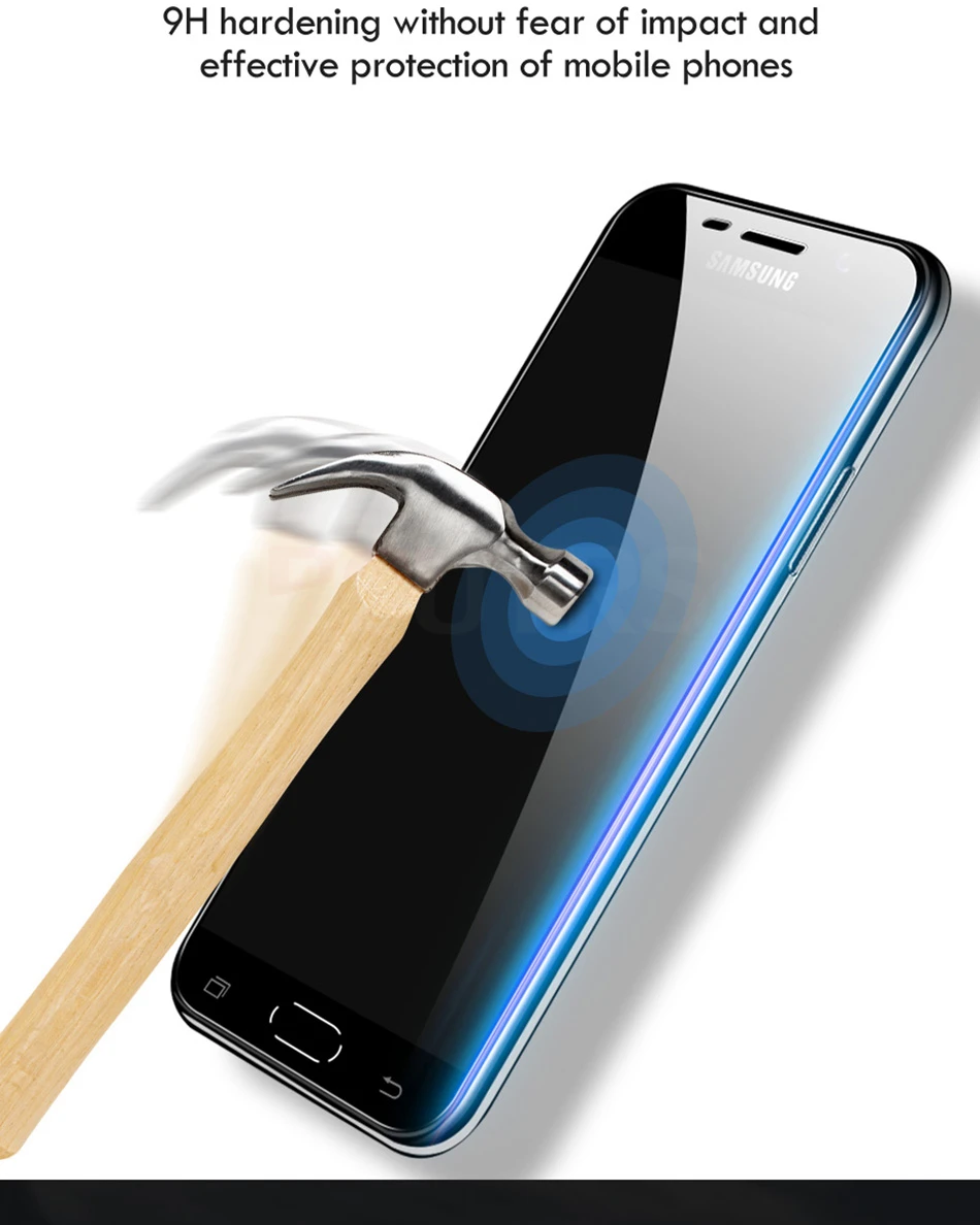 3 шт Защитное стекло для samsung Galaxy A7 A9 J6 A6 A8 J4 Plus защита экрана 9H 2.5D Закаленное стекло для samsung J6
