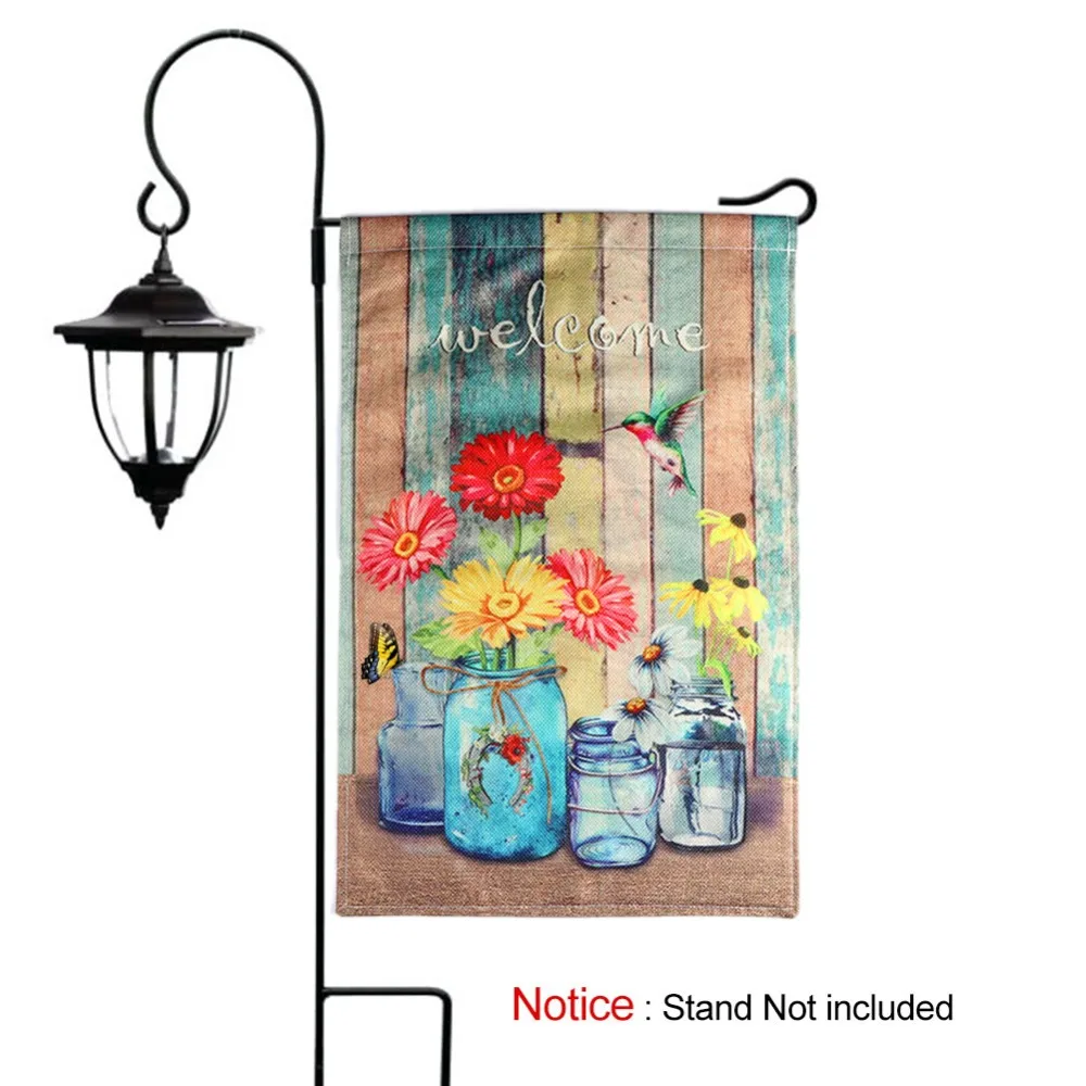 OurWarm Мешковина для сада украшения флага товары дня рождения DIY приветствуются