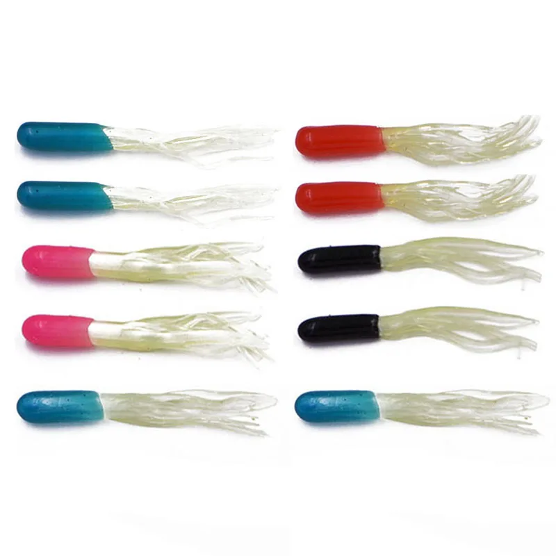 10 шт. мягкая рыболовная приманка 0 6 г 5 см|silicone bait|swim baitbait artificial |