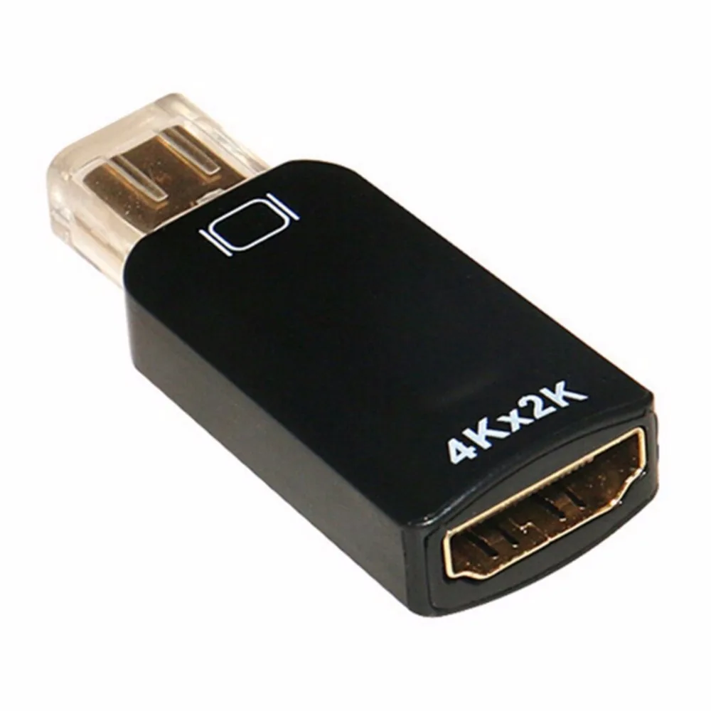 Переходник Mini DP-HDMI позолоченный переходник 4K Displayport(Thunderbolt 1/2) штырь-гнездо HDMI для
