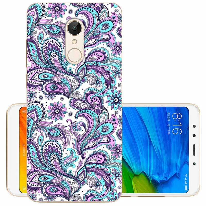 Мягкий чехол из ТПУ для Xiaomi Redmi 5, чехол для Xiaomi Redmi 5 Plus, мягкий силиконовый чехол с рисунком для задней панели телефона, чехлы для Redmi 5 5 Plus - Цвет: ZI