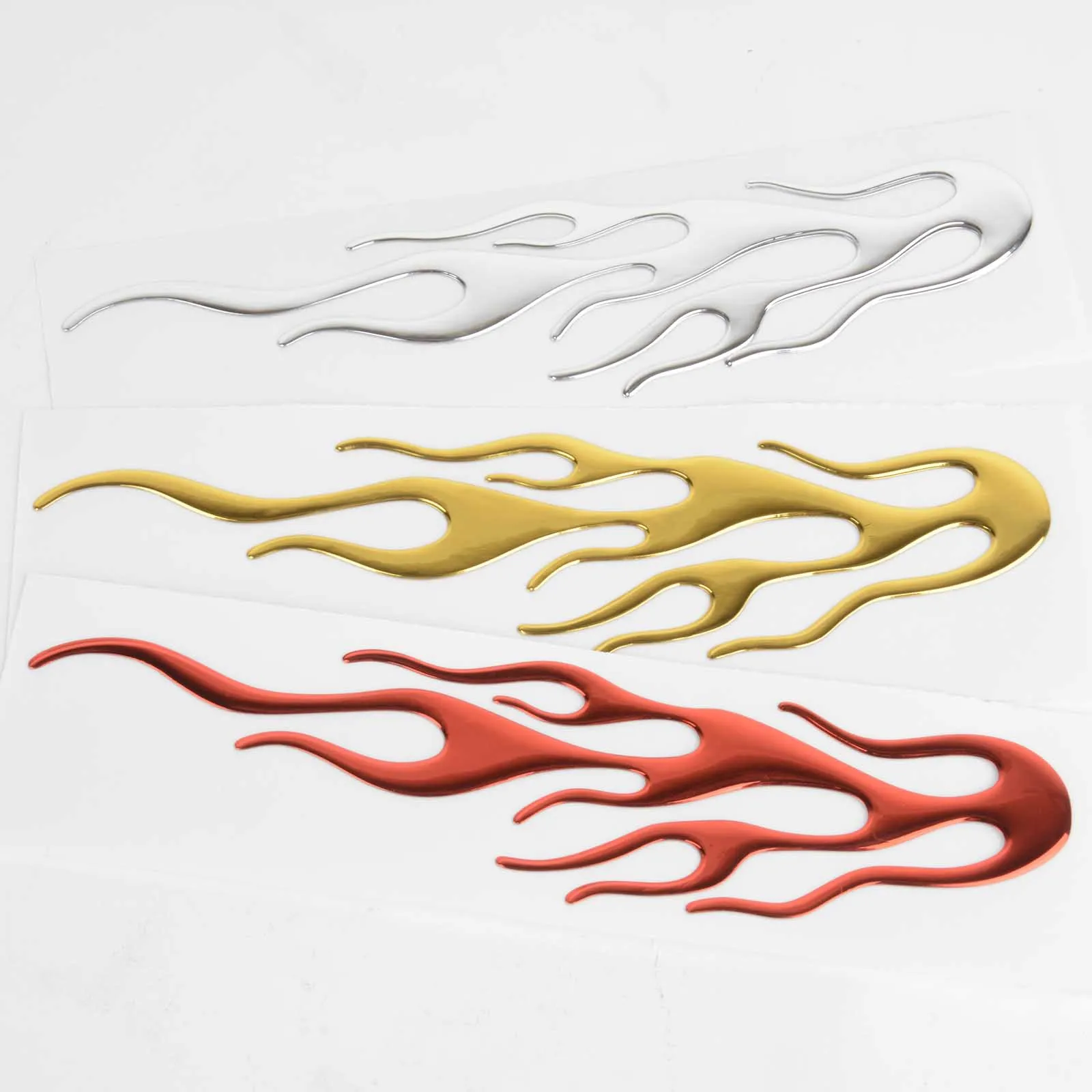 3D мото Авто расклешенные наклейка в форме пламени Наклейка эмблемы для нашивки