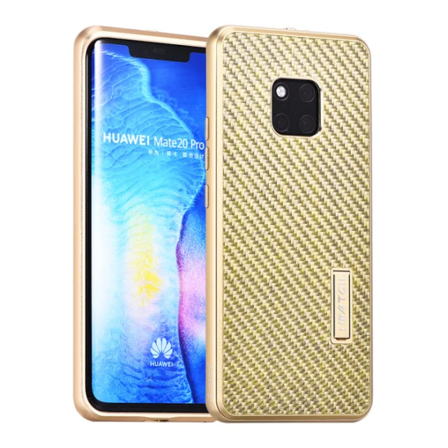 Full Gold IMatch настоящий карбоновый и алюминиевый металлический чехол для huawei mate 20/Pro роскошный чехол с полной защитой для huawei mate 20 чехол - Цвет: Full Gold