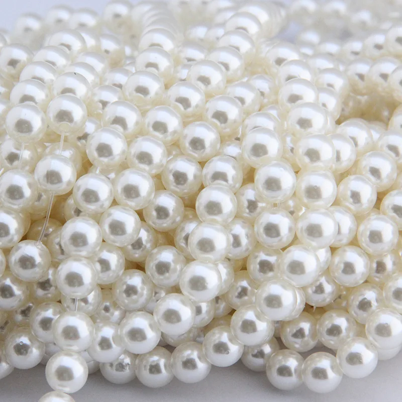 4/6/8/10/12/14/16/18/20 мм 1 упак. свободные пространства одежды бисер DIY Pearl ABS круглые