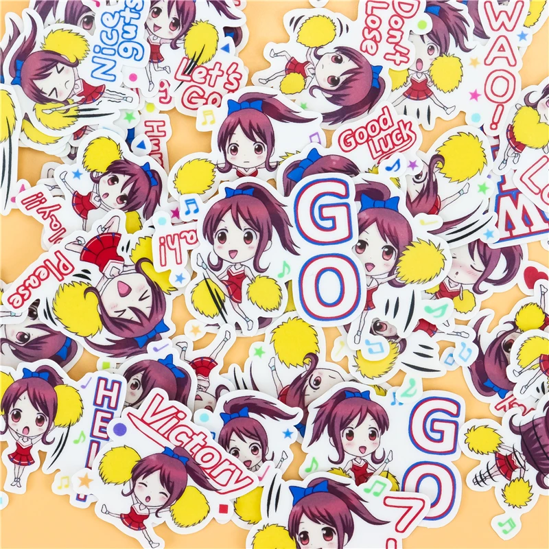 42 шт творческие каваи японского Чирлидинг девочек Скрапбукинг