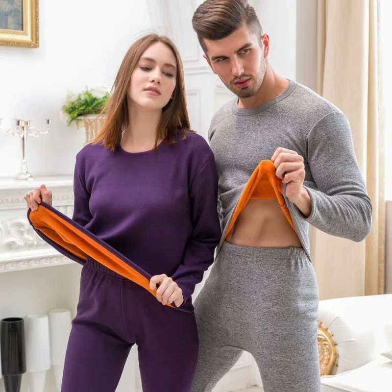 2018 термобелье для пары женщин/мужчин флисовая утепленная осенне зимняя рубашка +