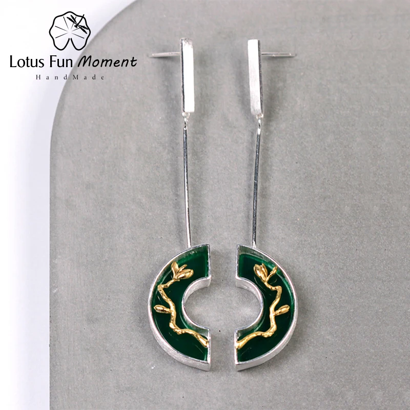 Lotus весело момент реального 925 пробы серебро ручной работы Модные украшения