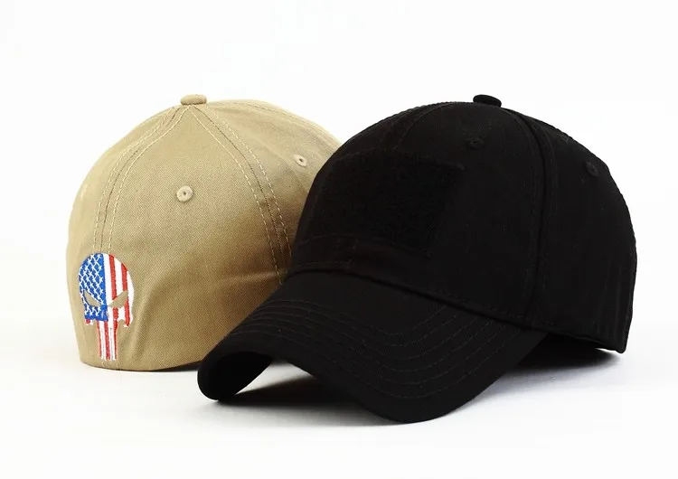 TSNK Мужская и женская тактическая бейсбольная кепка "USA PUNISHER" Snapback растягивающаяся шапка для бега/рыбалки