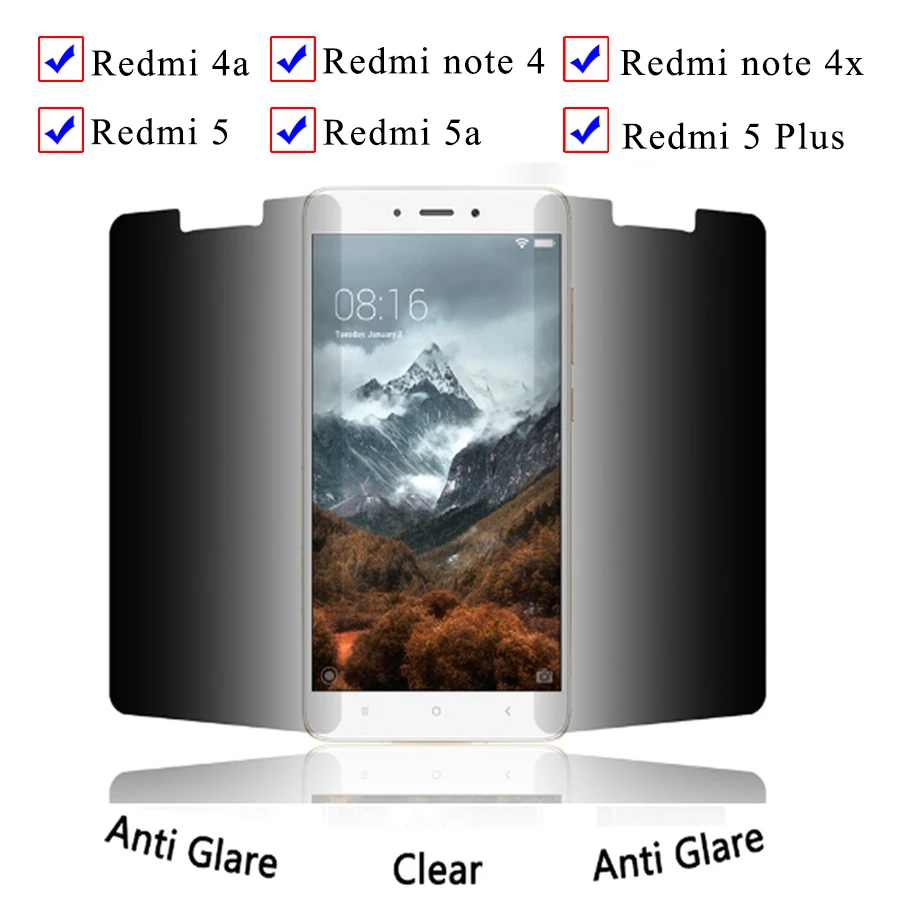 Защитное стекло для экрана note4x Xiaomi Ksiomi Redmi 5 plus note4 4x 4a закаленное Xiomi a 4 x Чехол |