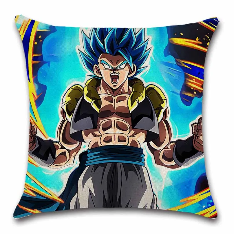 Dragon ball Сон Гоку мультяшная Подушка вечерние декоративный стул магазин сиденье домашнее украшение для дивана дети друг подарок наволочка - Цвет: 4