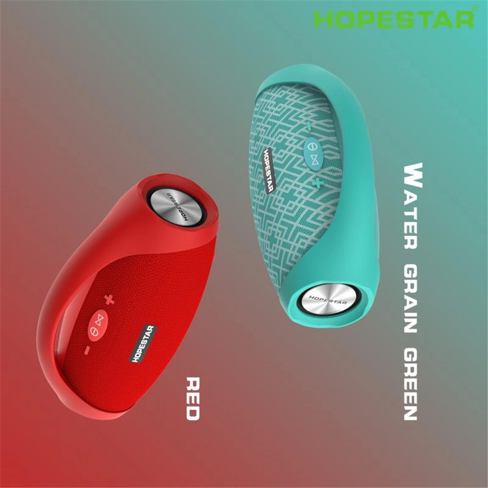 HOPESTAR H32 регби Bluetooth динамик портативный стерео Саундбар бас водонепроницаемый открытый беспроводной динамик сабвуфер TF USB