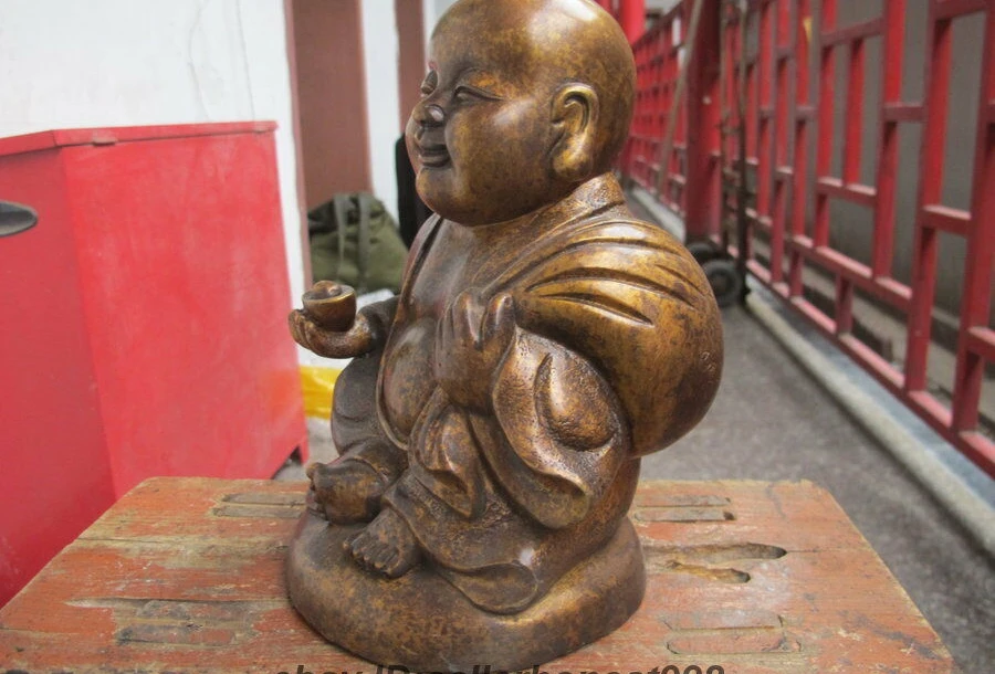Тибетская искусственная благоприятная буддийская лампа YuanBao|Статуи и