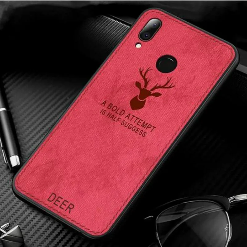 Красный Cloth Frabic Texture Phone Case For Xiaomi Mi 9 9SE 8 A1 A2 Lite 5X 6X Redmi 6A 6 Pro Redmi Note 7 6 5 Pro Soft Edge Cover Shell - Цвет: Красный