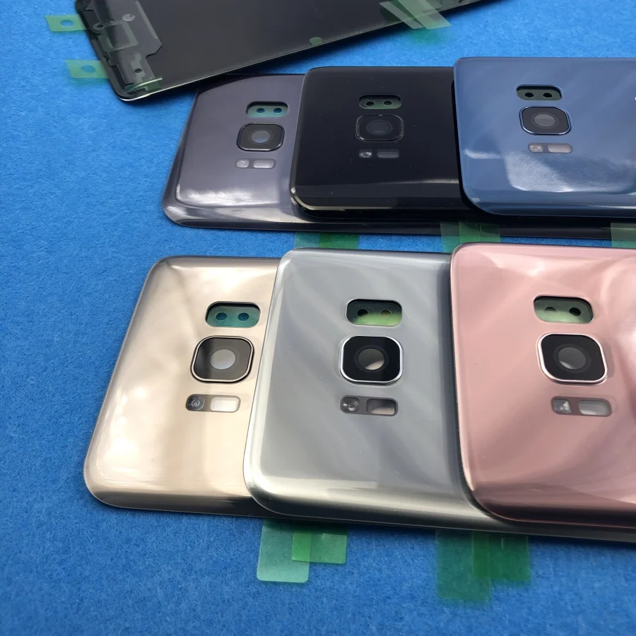 Новинка, задняя крышка для батареи, стеклянная дверь для samsung Galaxy S8 G950 G950F, SM-G950F корпус, задняя крышка для батареи, чехол