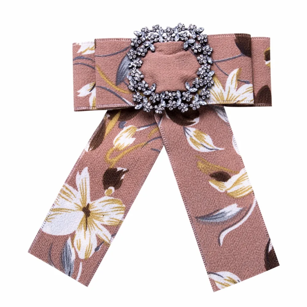 Meidi Галстуки бантики с Горным хрусталём брошь парфюм на подвеске булавки тоссоры