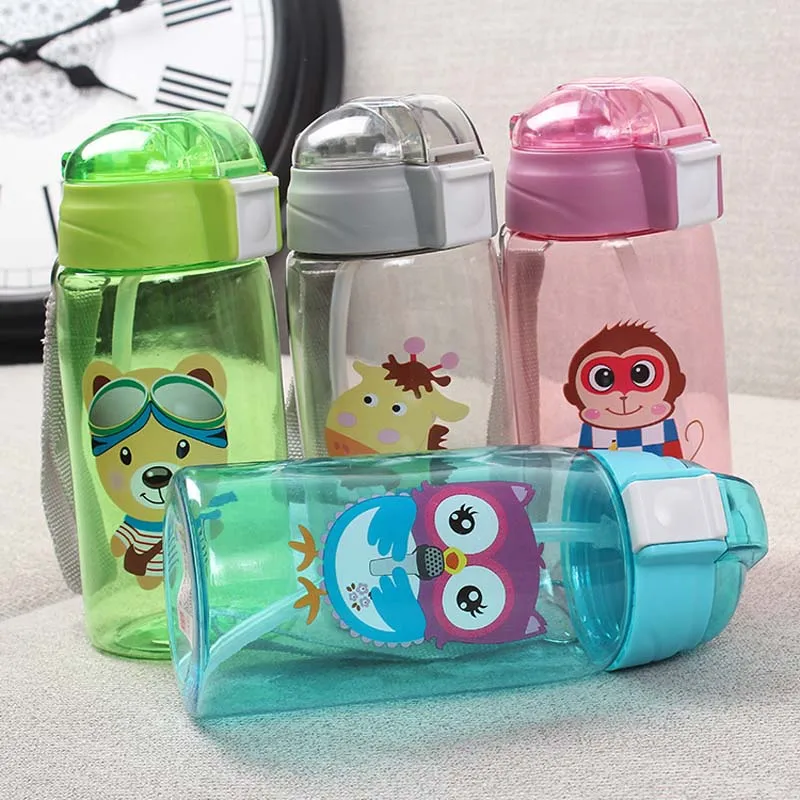 Творческий Медведь обезьян портативные бутылки для воды Пластик девочек напиток