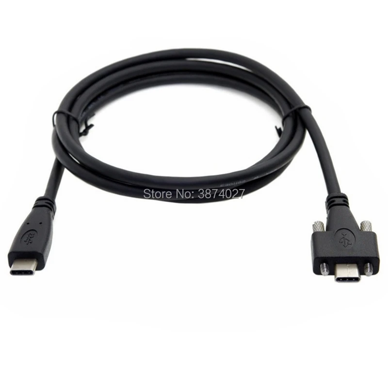 Кабель для передачи данных с двумя винтами USB-c USB 3 1 типа c папа-USB Type-c папа 10 Гбит/с