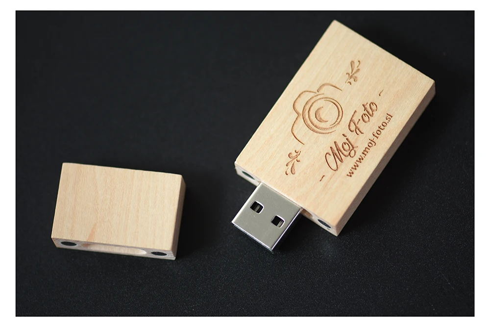 JASTER USB 3,0 1 шт бесплатный логотип 170*170*35 мм орех фоторамка коробка+ USB флэш-накопитель 4 ГБ 8 ГБ 16 ГБ 32 ГБ 64 ГБ диск памяти