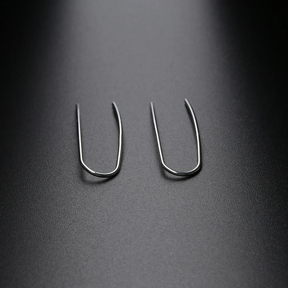 Серьги гвоздики в стиле панк рок простые U образные украшения для вечеринок