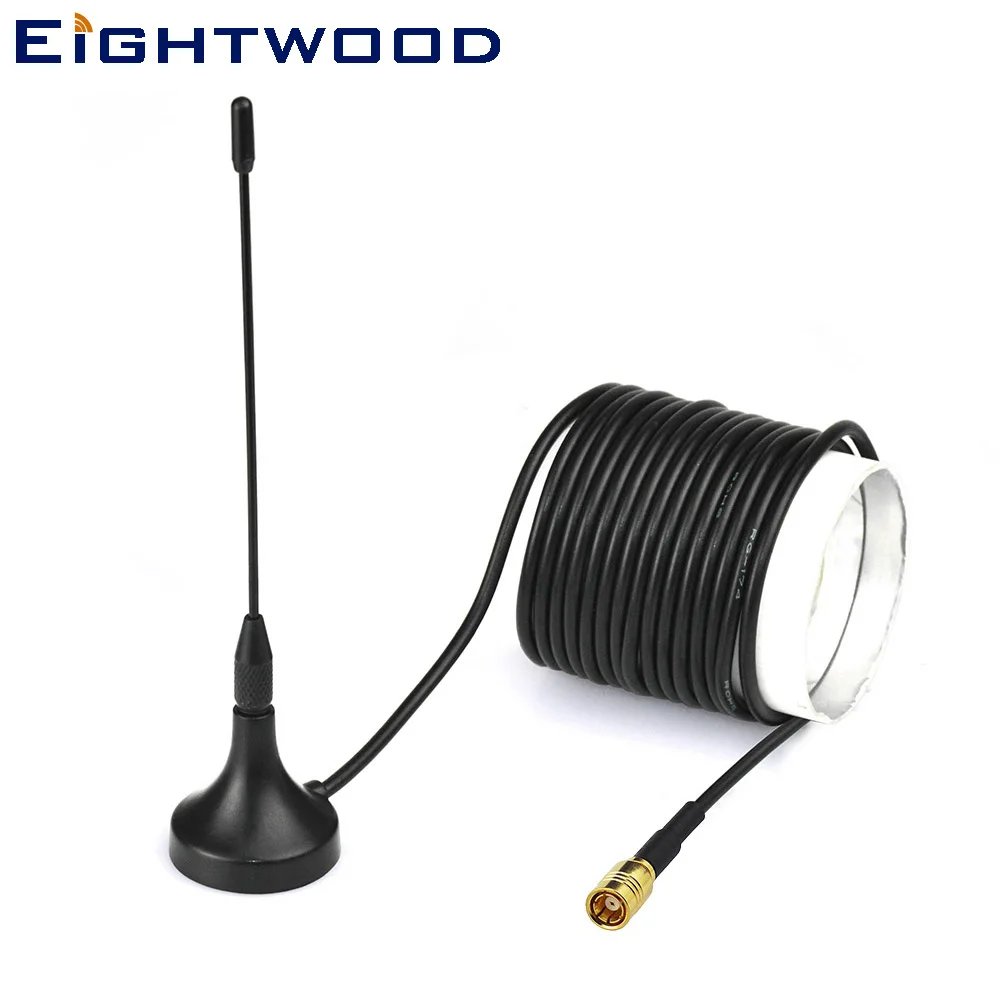 Eightwood DAB + Портативная цифровая ТВ антенна для телевизора DVB T/DAB радио Freeview с
