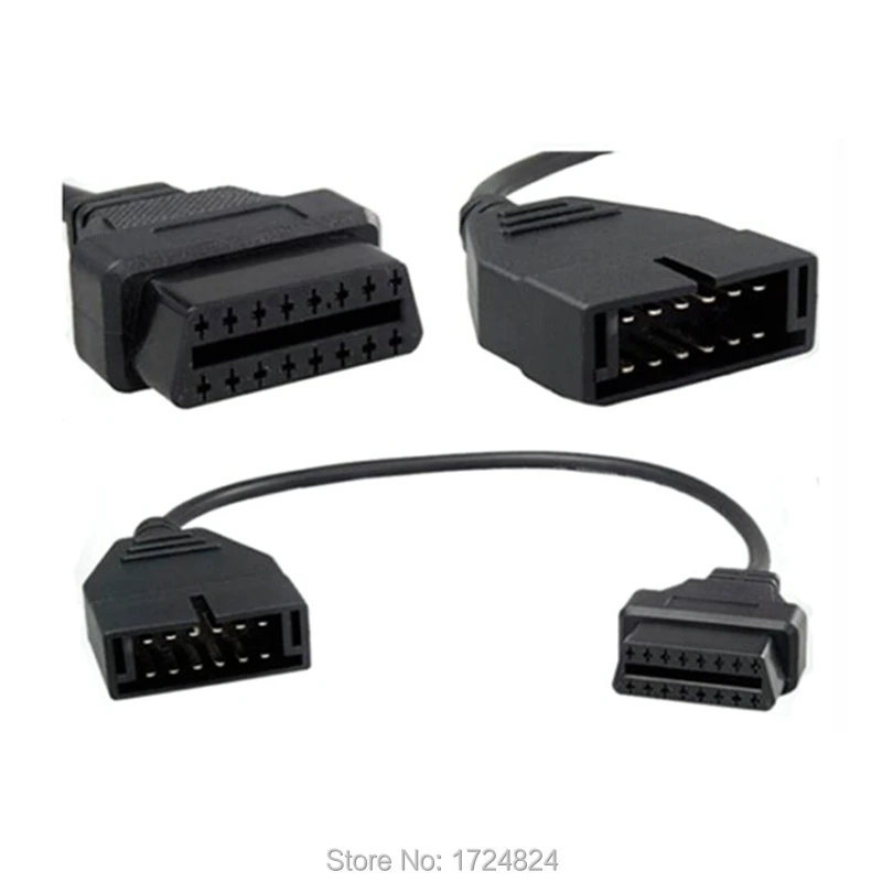 OBD для GM 12 Pin PIN OBD2 разъем адаптер Gm12 2 OBDII Авто Аксессуары Диагностический