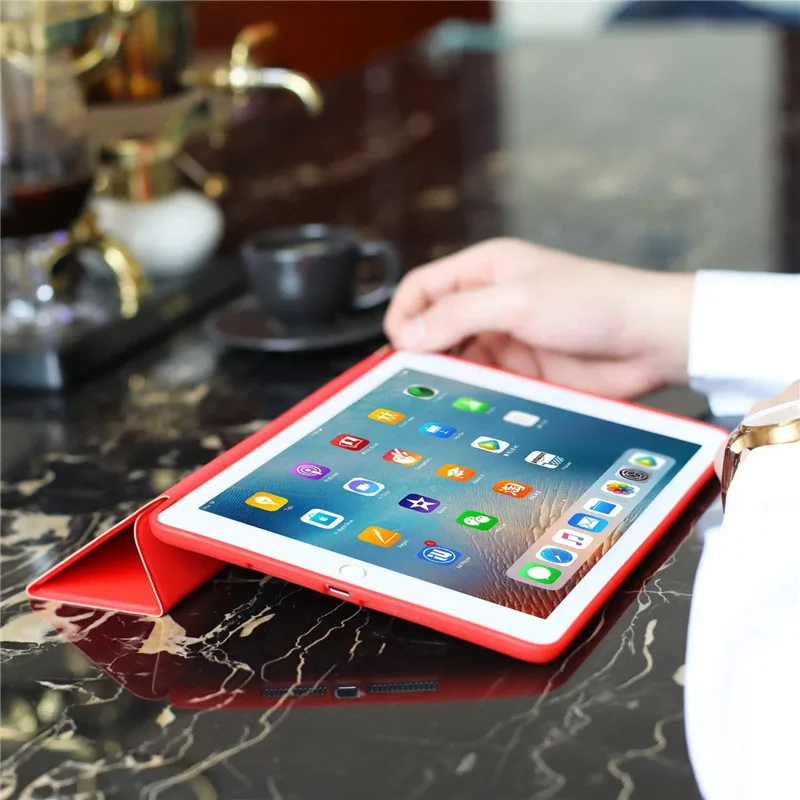 Чехол для ipad 2 чехол 4 силиконовый мягкий из искусственной кожи с автоматическим