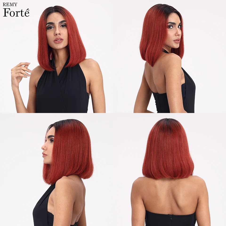 Парики из натуральных волос на кружеве Remy Forte (Реми Форте) цвет Омбре розовый