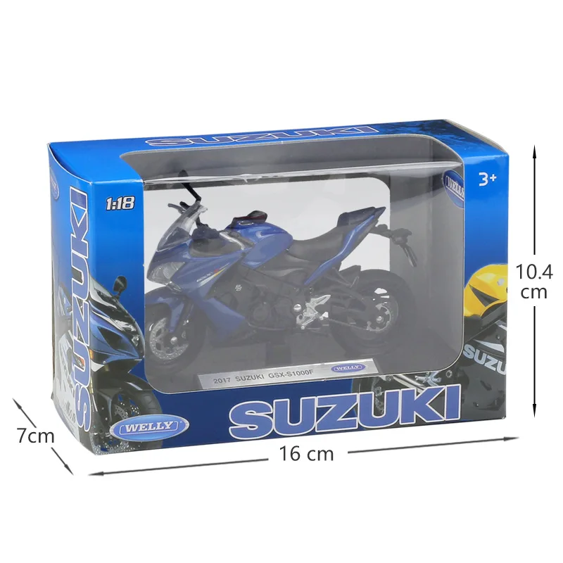 1:18 Welly 2017 SUZUKI GSX S1000F| |
