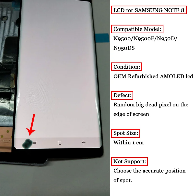 Протестированный дисплей для samsung Galaxy S9 PLUS G960 ЖК с экраном S8 plus G950 G955 дигитайзер S7