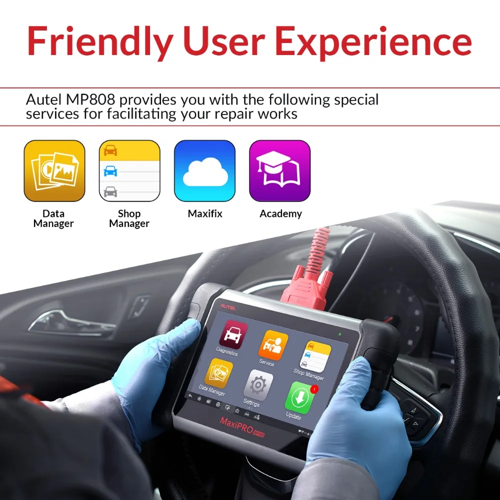 Инструмент диагностический Autel MaxiPRO MP808 OBD2 OE уровень PK AP200 MK808 MK808TS|Анализатор