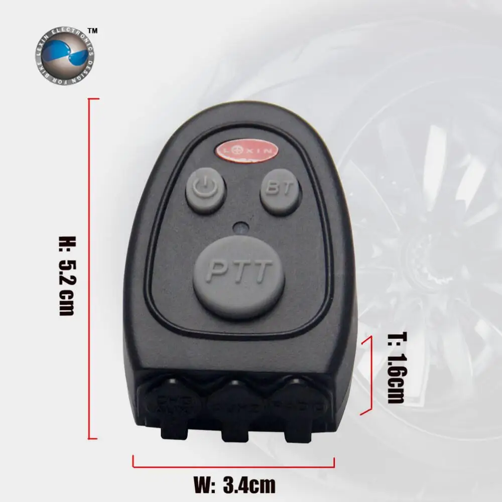 Lexin мотоцикл bluetooth домофон BT 4 0 Bluetooth для двустороннего радио/gps/радар детектор