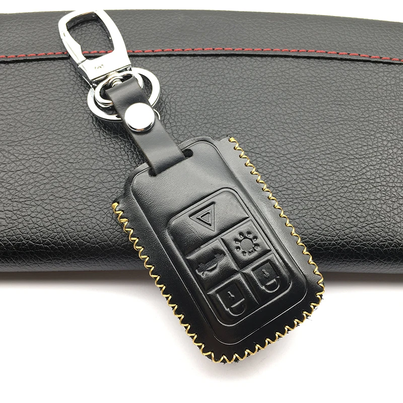Брелок для ключей 100% Кожаный чехол Чехол кожаный Volvo V40 V60 S40 S60 S80 V50 V70 XC60 XC70 XC90 S90 5