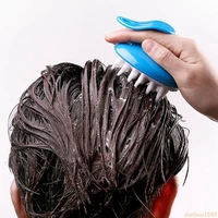 silicone shampoo brush scalp massage comb detachable health bath brush universal13234