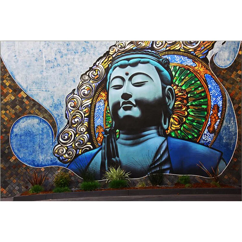 Diamond Painting Needlework 5D Full round Drill Mosaic Embroidery Buddha Pattern Decoration RD451 | Дом и сад
